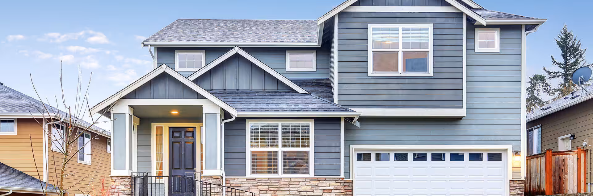 two-story home